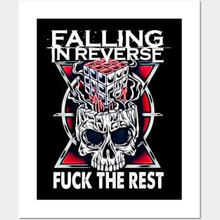 facemask falling in reverse the rest gift for fans and lovers Posters and Art